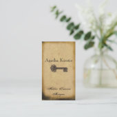 Antiek Skelet Zeer belangrijk Visitekaartje (Staand voorkant)