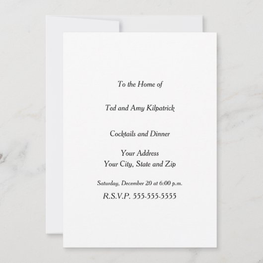 Antiek Skeleton Anatomie: Gotische Halloween Medic Kaart (Achterkant)