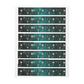 Antiek Skeleton Keys op groene achtergrond (Vel)