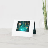 Antiek Skeleton Keys op groene achtergrond (Achterkant)