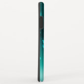 Antiek Skeleton Keys op groene achtergrond Case-Mate iPhone Case (Achterkant/rechts)