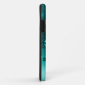 Antiek Skeleton Keys op groene achtergrond Case-Mate iPhone Case (Achterkant/rechts)