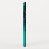 Antiek Skeleton Keys op groene achtergrond Case-Mate iPhone Case (Achterkant/rechts)