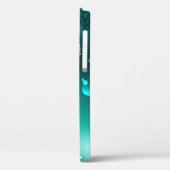 Antiek Skeleton Keys op groene achtergrond Case-Mate iPhone Case (Achterkant / Links)