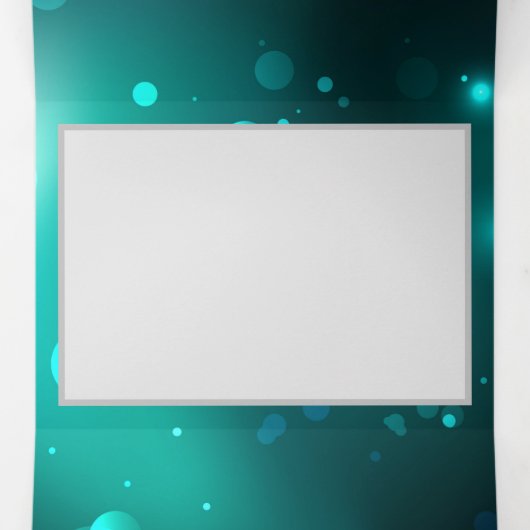 Antiek Skeleton Keys op groene achtergrond Drieluik Wenskaart (Binnenkant midden)