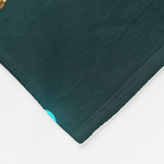 Antiek Skeleton Keys op groene achtergrond Fleece Deken (Hoek)