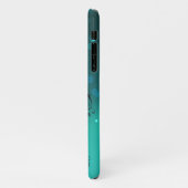 Antiek Skeleton Keys op groene achtergrond iPhone Hoesje (Linkerkant)