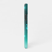 Antiek Skeleton Keys op groene achtergrond iPhone Hoesje (Rechterkant)