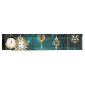 Antiek Skeleton Keys op groene achtergrond Naambordje (Voorkant)