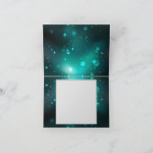 Antiek Skeleton Keys op groene achtergrond Notitiekaartje (Binnen)