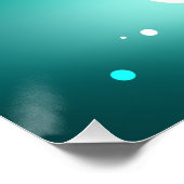 Antiek Skeleton Keys op groene achtergrond Perfect Poster (Hoek)