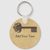 Antiek skelettoets sleutelhanger (Voorkant)