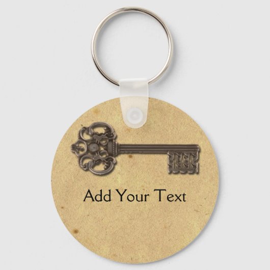 Antiek skelettoets sleutelhanger (Voorkant)