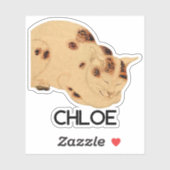 Antiek Slaapkat Japans Woodblock Ukiyo-e Sticker (Vel)