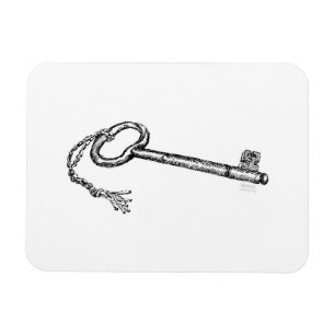 Antiek sleutel magneet