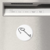 Antiek sleutel magneet (Insitu (Vaatwasser))