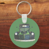 Antiek sleutel voor vrachtwagen / Sleutelhanger (Voorkant)