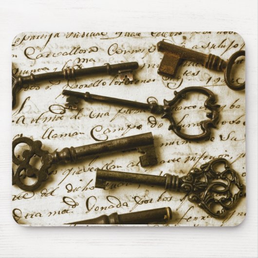 Antiek sleutels muismat (Voorkant)