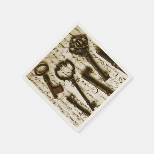 Antiek sleutels servetten (Hoek)