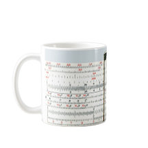 Antiek Slide Rule Close-up Foto