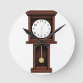 Antiek slinger ronde klok (Voorkant)