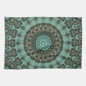 Antiek smaragd en turquoise medaillon theedoek (Horizontaal)