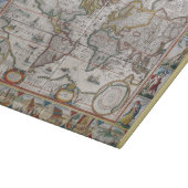 Antiek snijbord voor Wereldkaart Snijplank (Hoek)