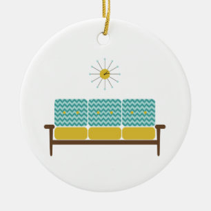 Antiek Sofa Keramisch Ornament