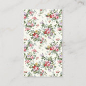 Antiek Sofa, opwinding Visitekaartje (Achterkant)