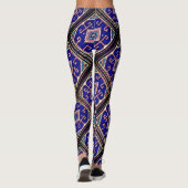 Antiek Soumak Oriental Rug Design Leggings (Achterkant)