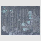 Antiek specerijen en ephemera-debetpapier tissuepapier (Voorkant)