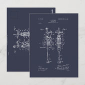 Antiek Speelgoed 1904 Patenttekening Briefkaart (Voorkant / Achterkant)