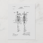 Antiek Speelgoed 1904 Patenttekening Briefkaart (Voorkant)
