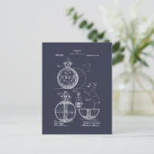 Antiek Speelgoed 1908 Roly Poly Patenttekening Briefkaart (Staand voorkant)