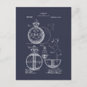 Antiek Speelgoed 1908 Roly Poly Patenttekening Briefkaart (Voorkant)