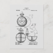 Antiek Speelgoed 1908 Roly Poly Patenttekening Briefkaart (Voorkant)