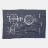 Antiek Speelgoed 1908 Roly Poly Patenttekening Theedoek (Horizontaal)