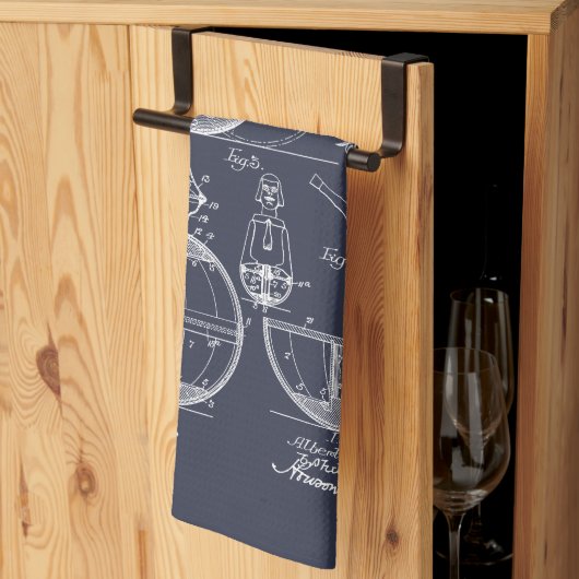 Antiek Speelgoed 1908 Roly Poly Patenttekening Theedoek (Derde Gevouwen)