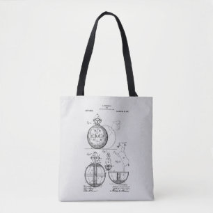 Antiek Speelgoed 1908 Roly Poly Patenttekening Tote Bag