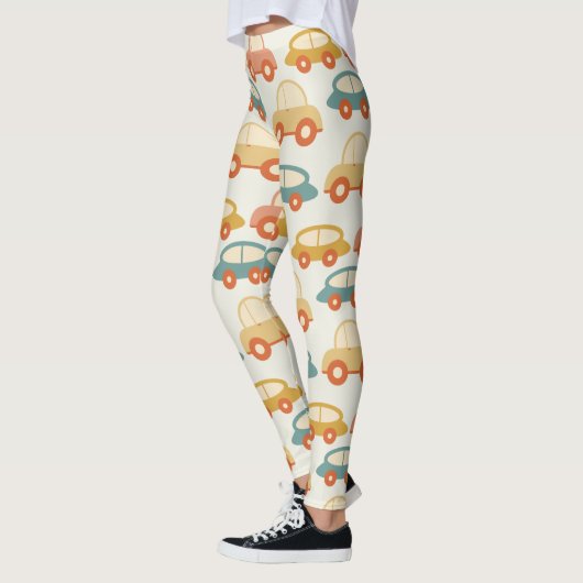 Antiek Speelgoed-auto's Leggings (Links)
