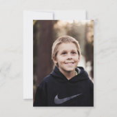 Antiek Speelgoed Robot Verjaardag Bedankkaart (Achterkant)