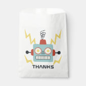 Antiek Speelgoed Robot Verjaardag Bedankzakje (Voorkant)