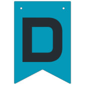 Antiek Speelgoed Robot Verjaardag HBD Vlaggetjes (Derde vlag)