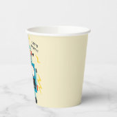 Antiek Speelgoed Robot Verjaardag Papieren Bekers (Links)