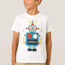 Antiek Speelgoed Robot Verjaardag T-shirt