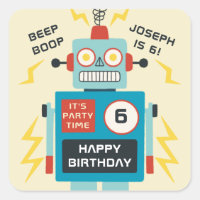 Antiek Speelgoed Robot Verjaardag