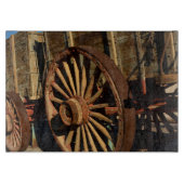 Antiek spoorwagon snijplank (Voorkant)