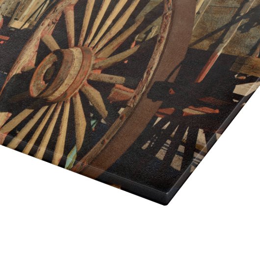 Antiek spoorwagon snijplank (Hoek)