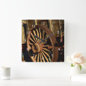 Antiek spoorwagon vierkante klok (Huis)