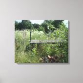 Antiek spoorweg canvas afdruk (Voorkant)